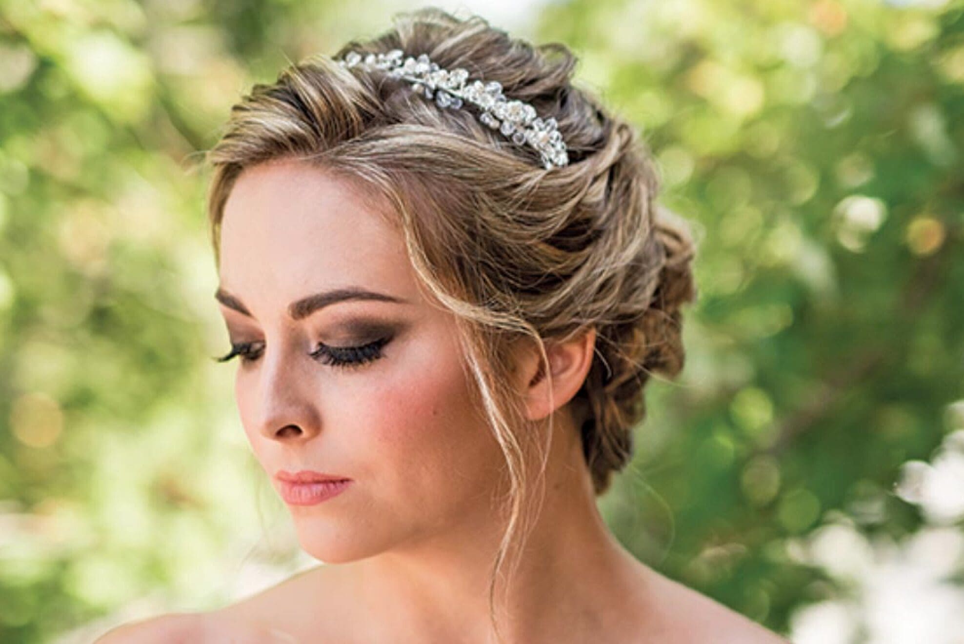 Jeweled Hair for wedding
