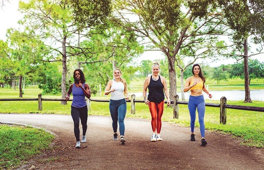 ladies walking
